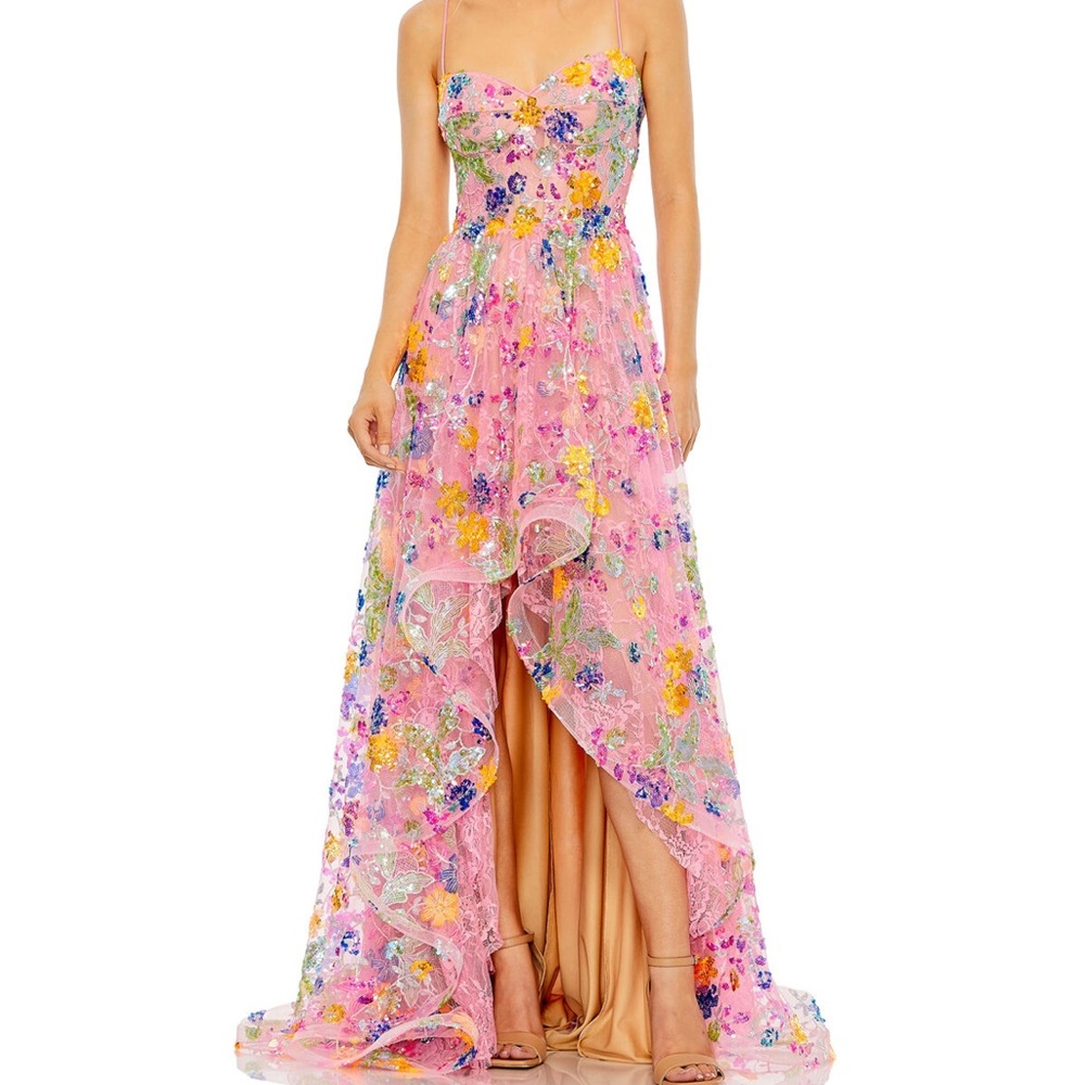 Mac Duggal Sequin Lace Gown 68516